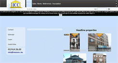 Desktop Screenshot of immoicc.be